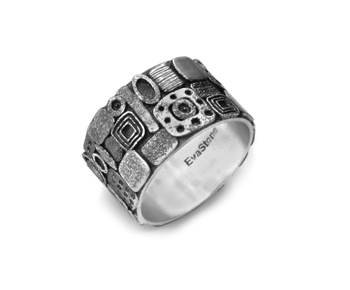 Ring Silber geschwärzt Gr. 58