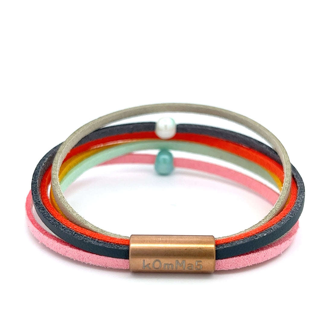 Gute Laune-e kOmMa5 einfach gewickeltes Armband