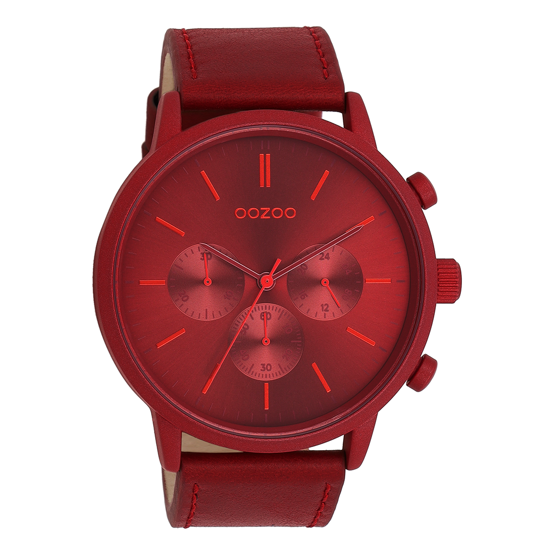 OOZOO Timepieces C11207 – Dahlienrote Uhr
