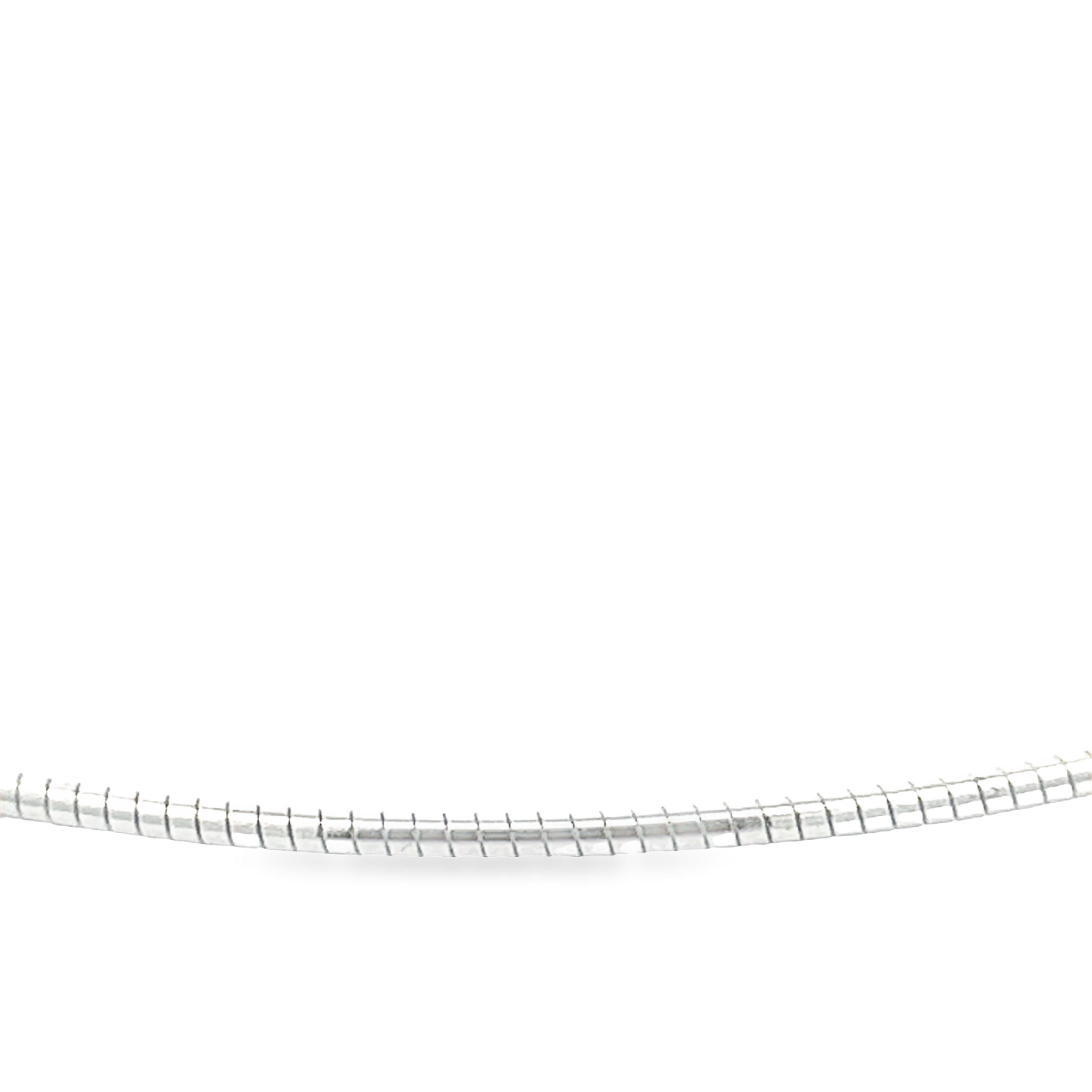Silber Omega Reif 45 cm - 1,3 mm