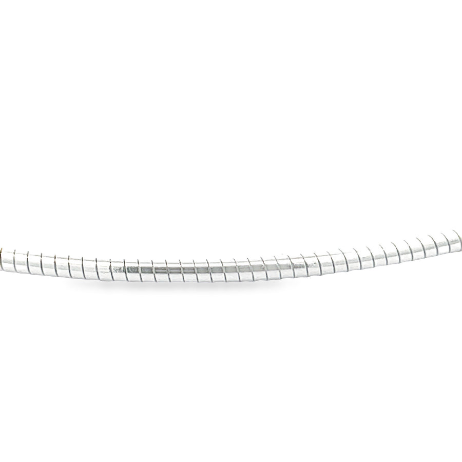 Silber Omega Reif  45 cm - 1,9 mm