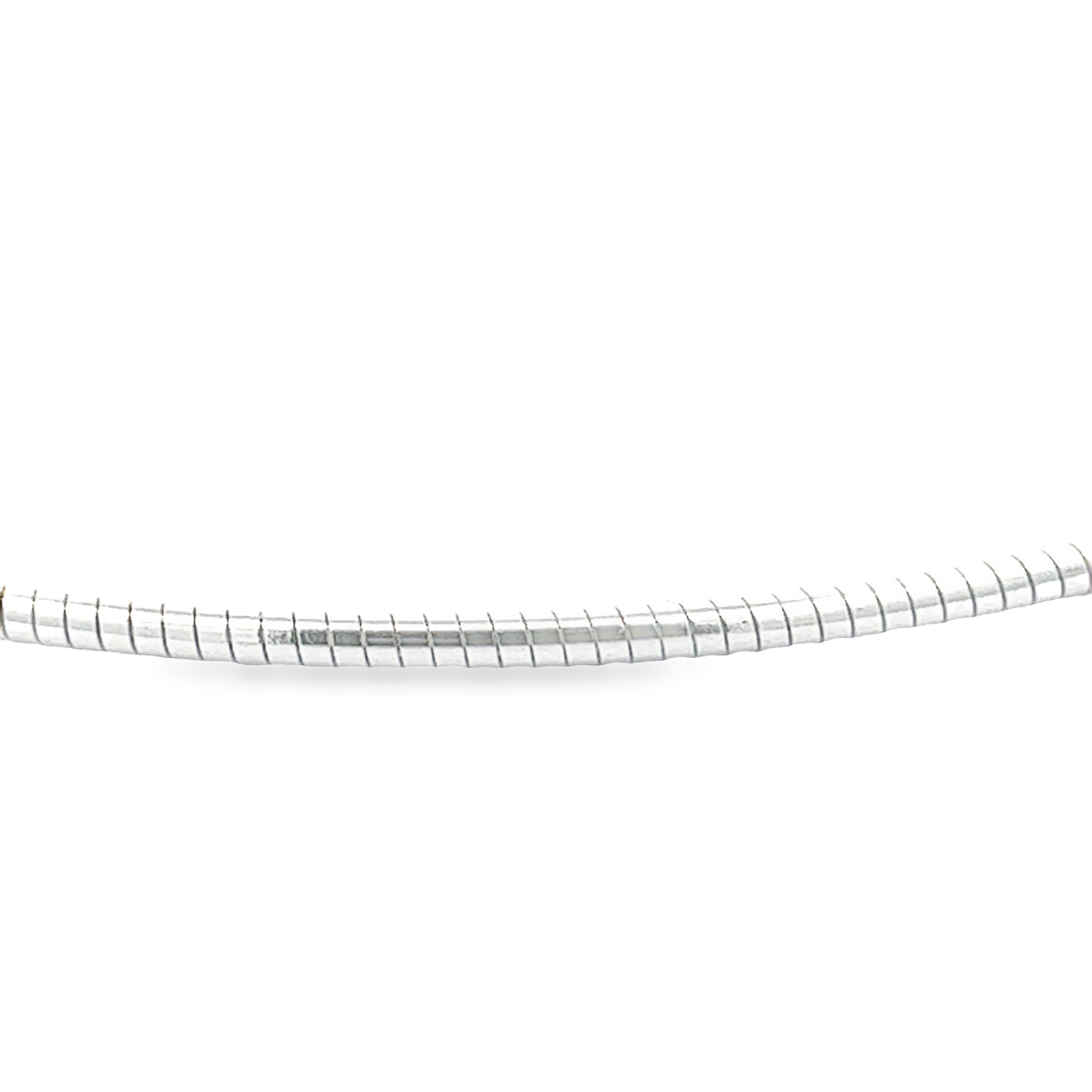Silber Omega Reif 42 cm - 1,9 mm