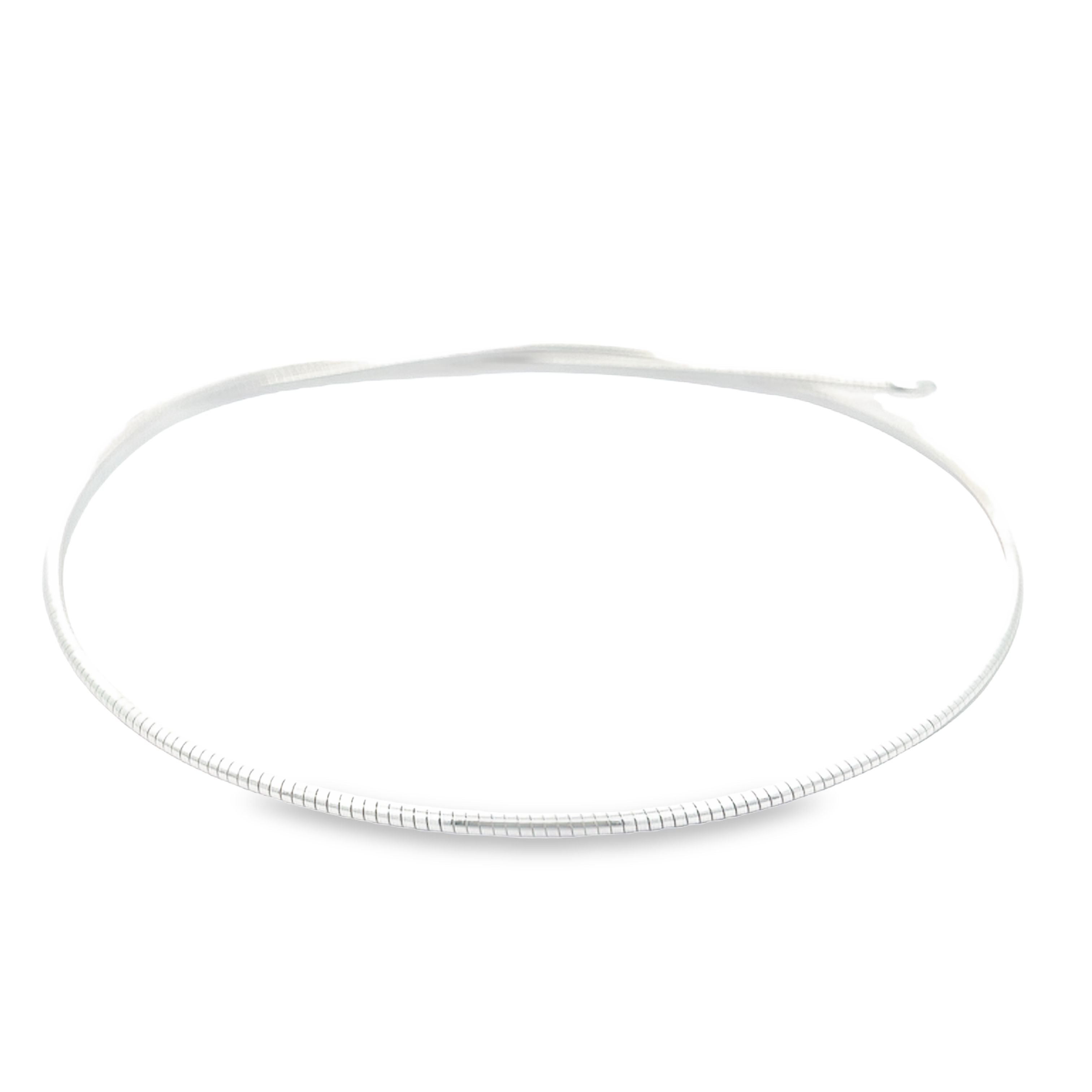 Silber Omega Reif 42 cm - 1,9 mm