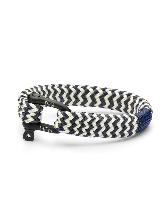 Gorgeous George - Slate Gray - Off White
