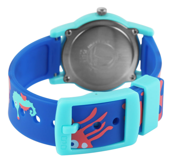 Q&Q Kinderuhr mit Silikonband,, 10 ATM wasserdicht