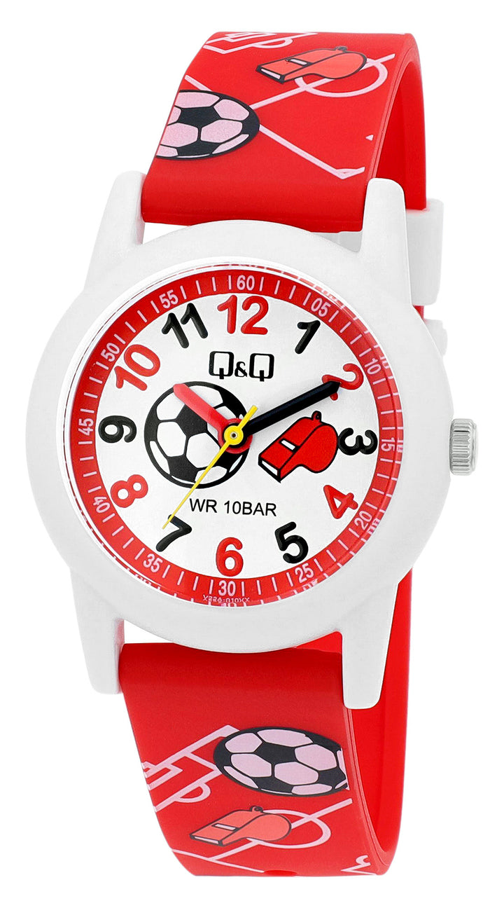 Q&Q Kinderuhr mit Silikonband,, 10 ATM wasserdicht