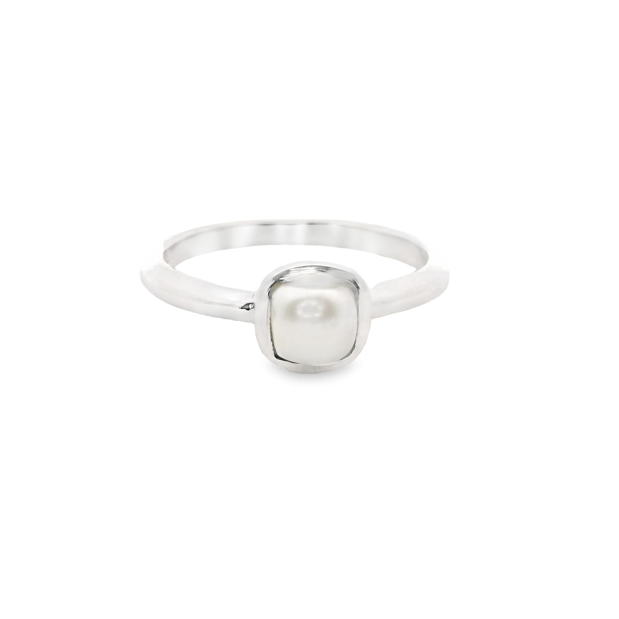 Süsswasserperle Silber Ring
