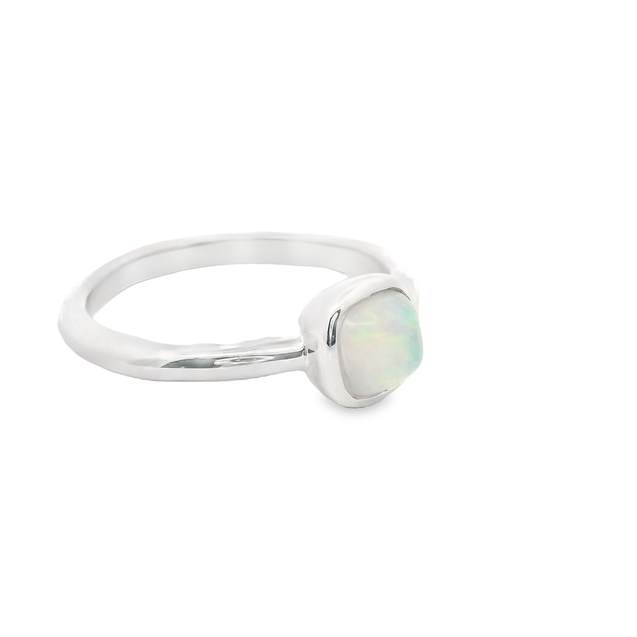 Opal Ring Silber