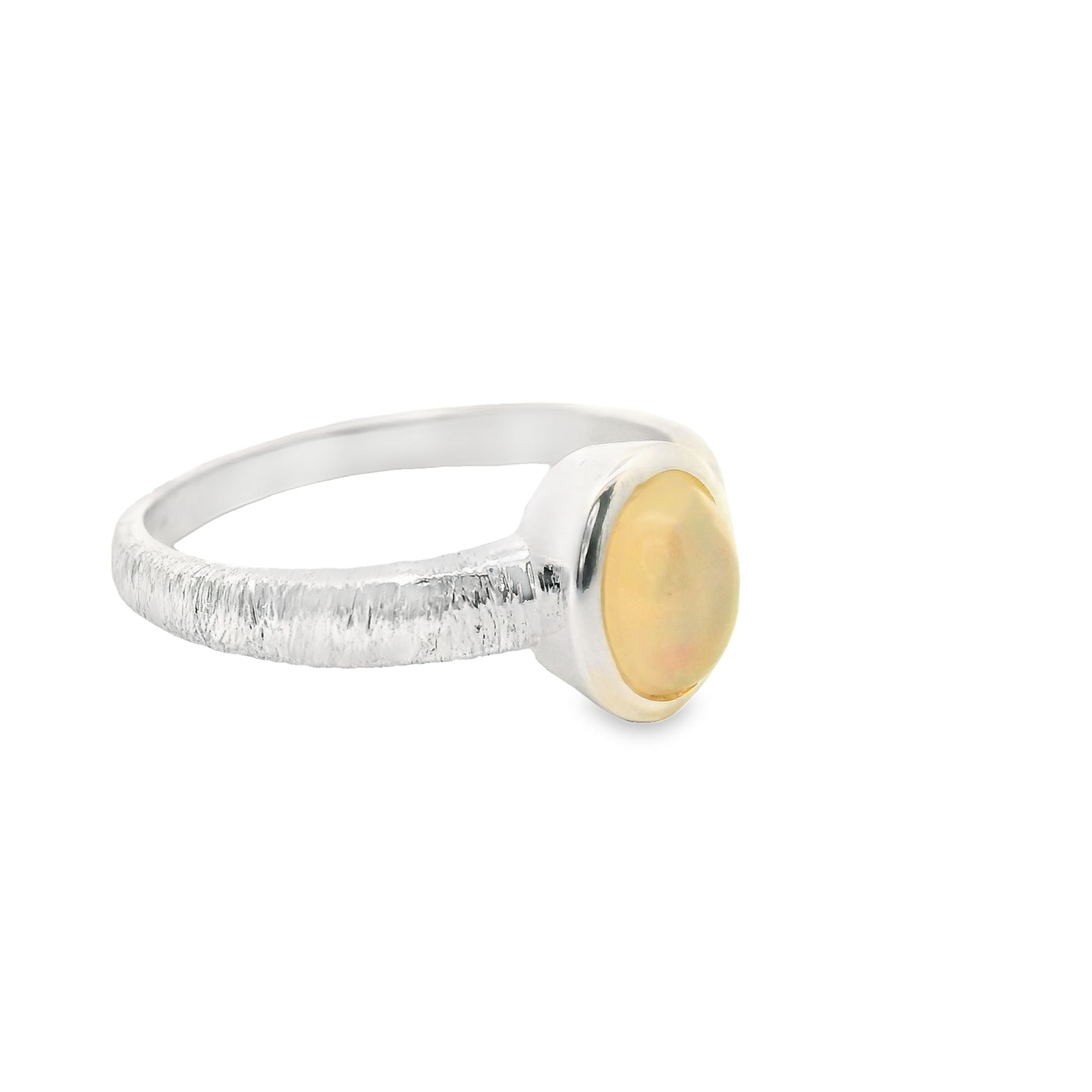 Äthiopischer Opal Silber Ring
