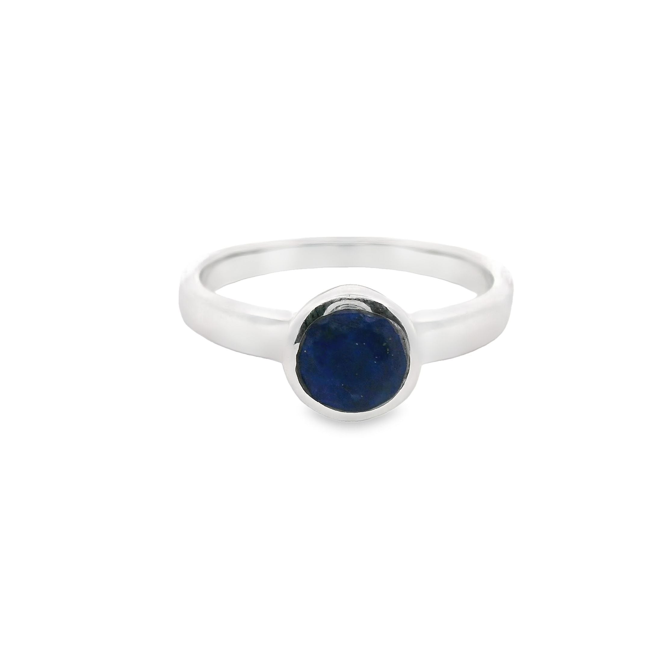 Lapis Silber Ring