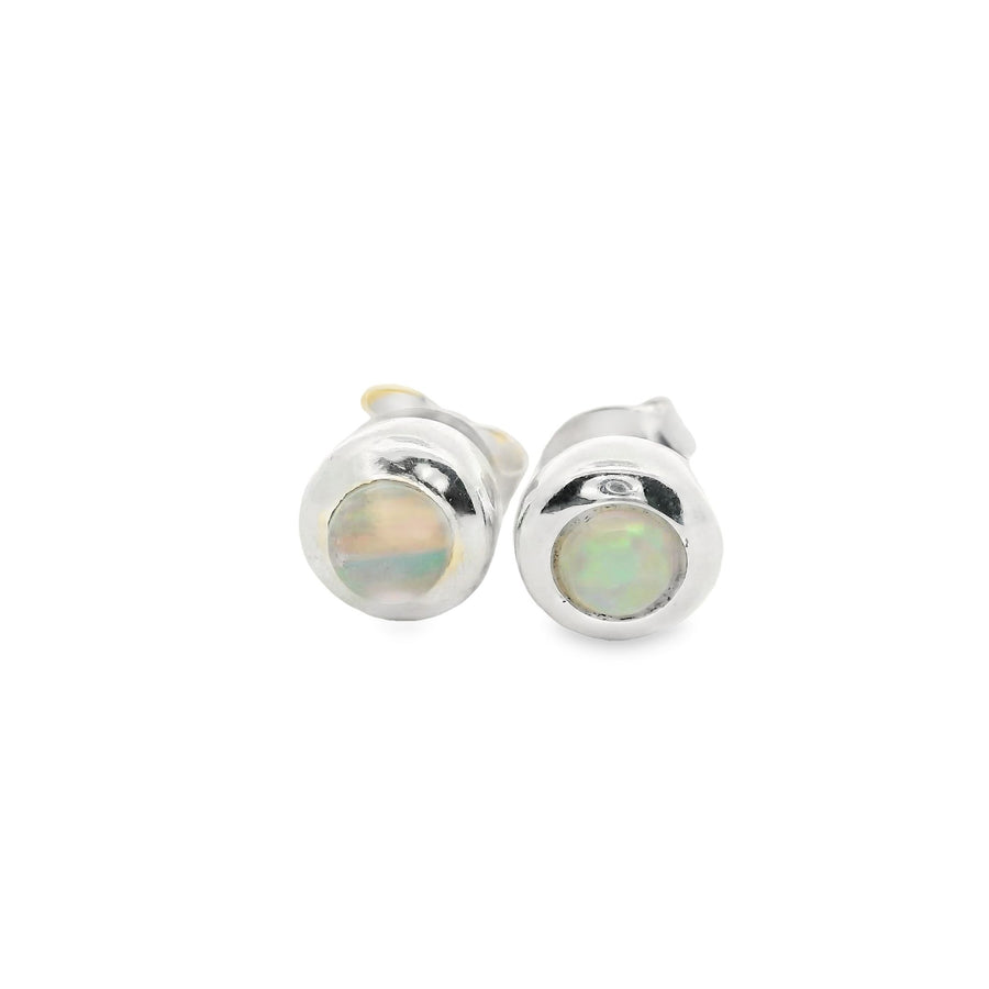 Opal Silber Ohrstecker