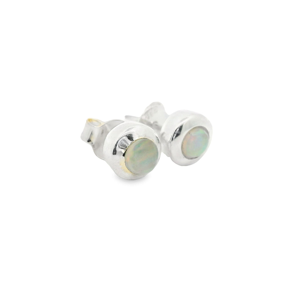 Opal Silber Ohrstecker
