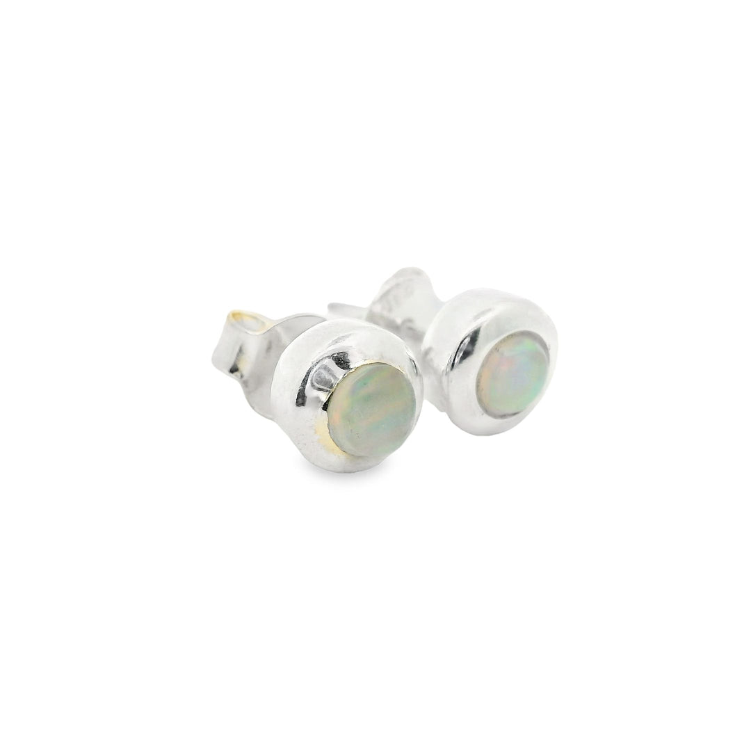 Opal Silber Ohrstecker
