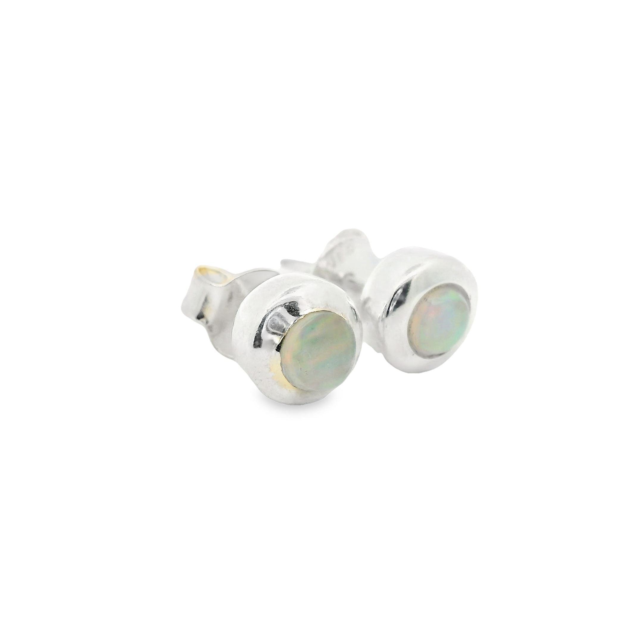Opal Silber Ohrstecker