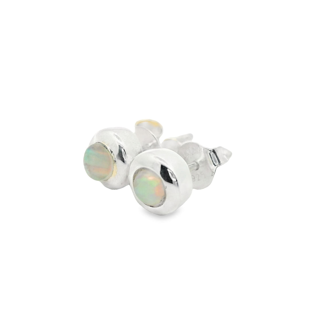 Opal Silber Ohrstecker
