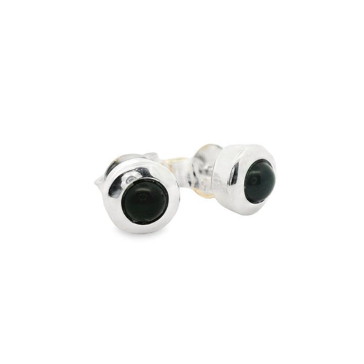 Onyx Silber Ohrstecker