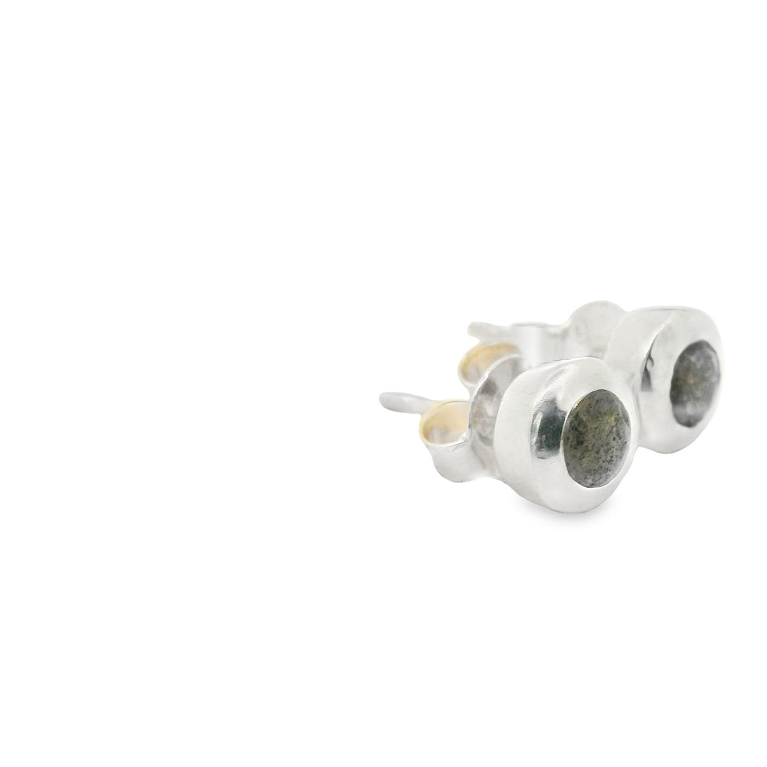 Labradorit Silber Ohrstecker