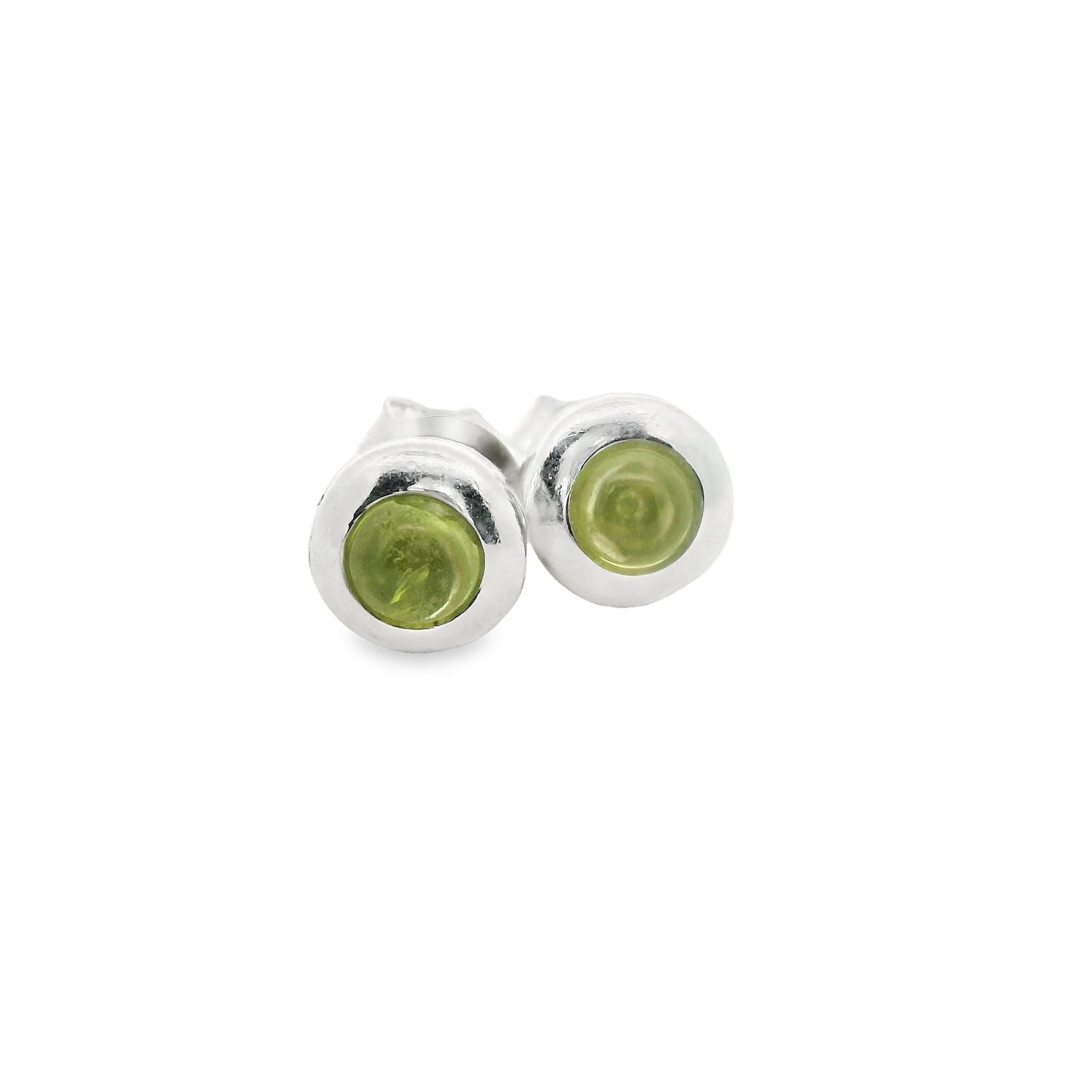 Peridot Silber Ohrstecker
