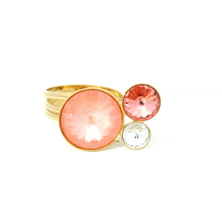 Giunco Ring in Rose Peach
