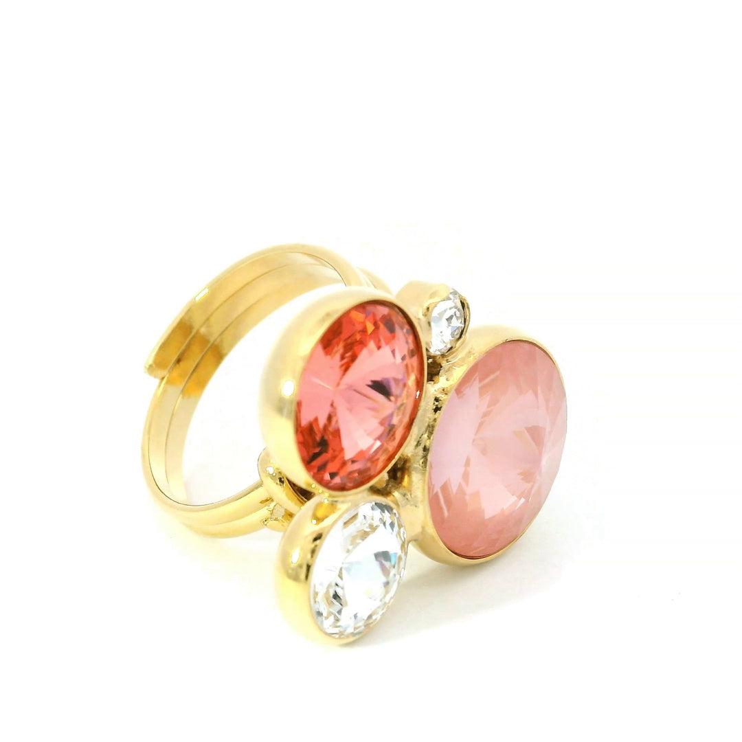 Pop Ring in Rose Peach