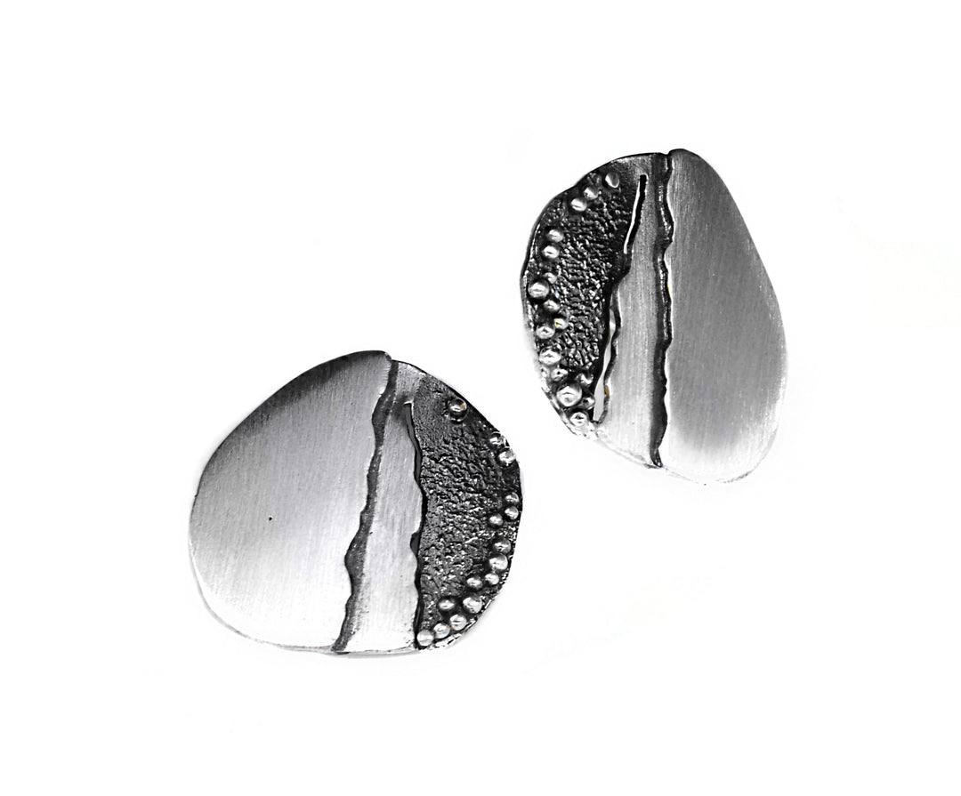 Silber geschwärzte Ohrstecker