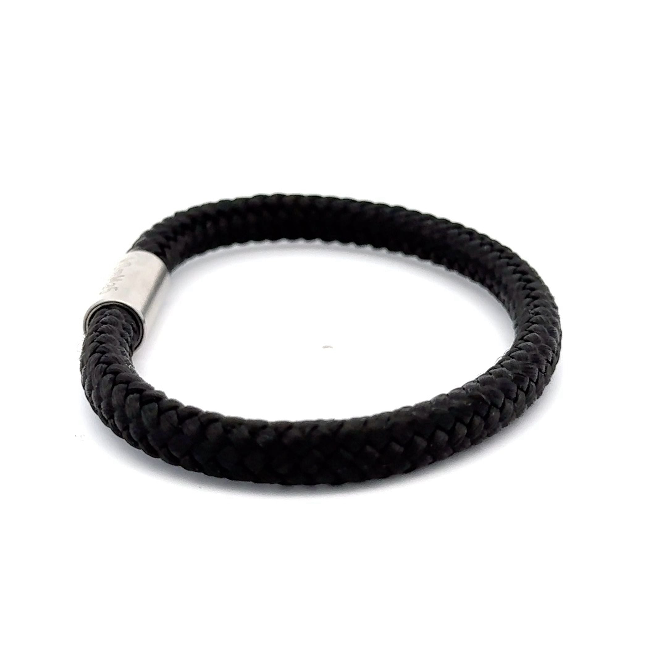 Kletter Schwarz kOmMa5 einfach gewickeltes Armband