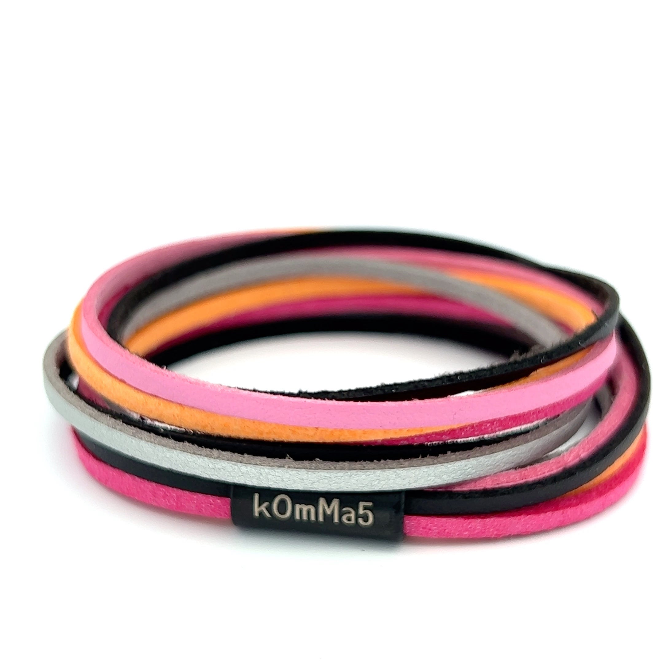Pinky kOmMa5 doppelt gewickeltes Armband