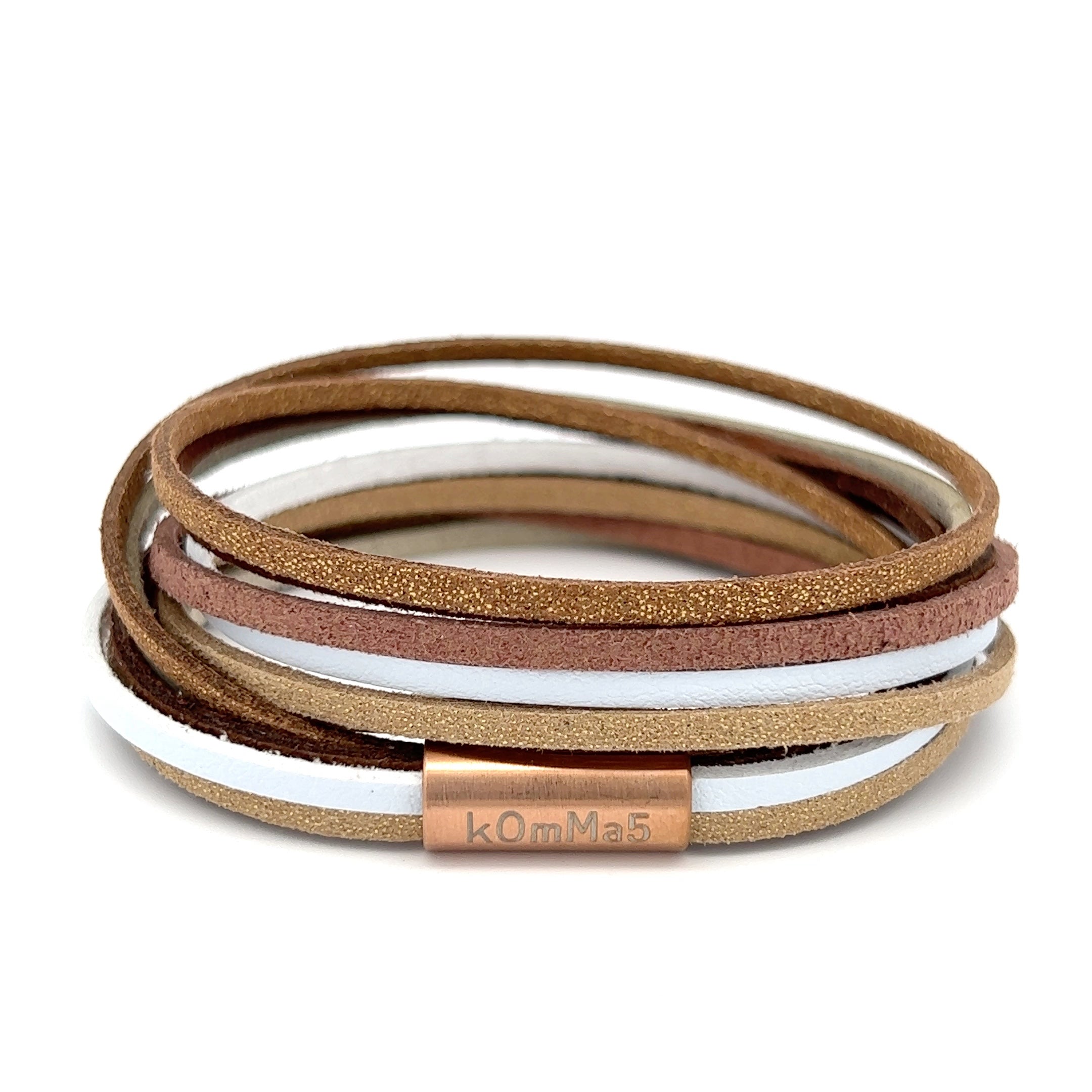 Betty kOmMa5 doppelt gewickeltes Armband