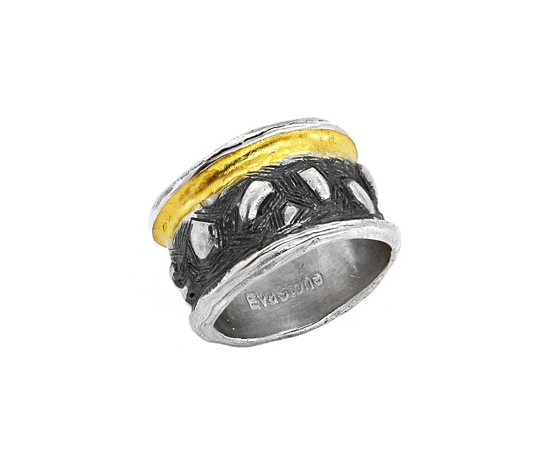 Ring Silber vergoldet, Gr. 60