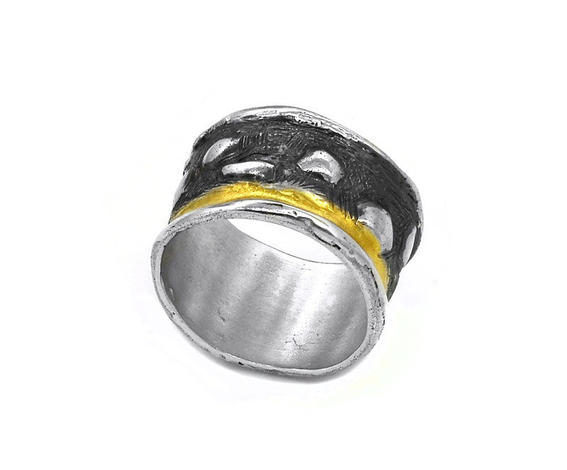Ring Silber vergoldet, Gr. 60