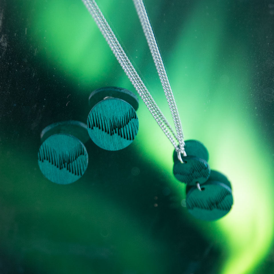 Northern Lights Kette in Arctical teal