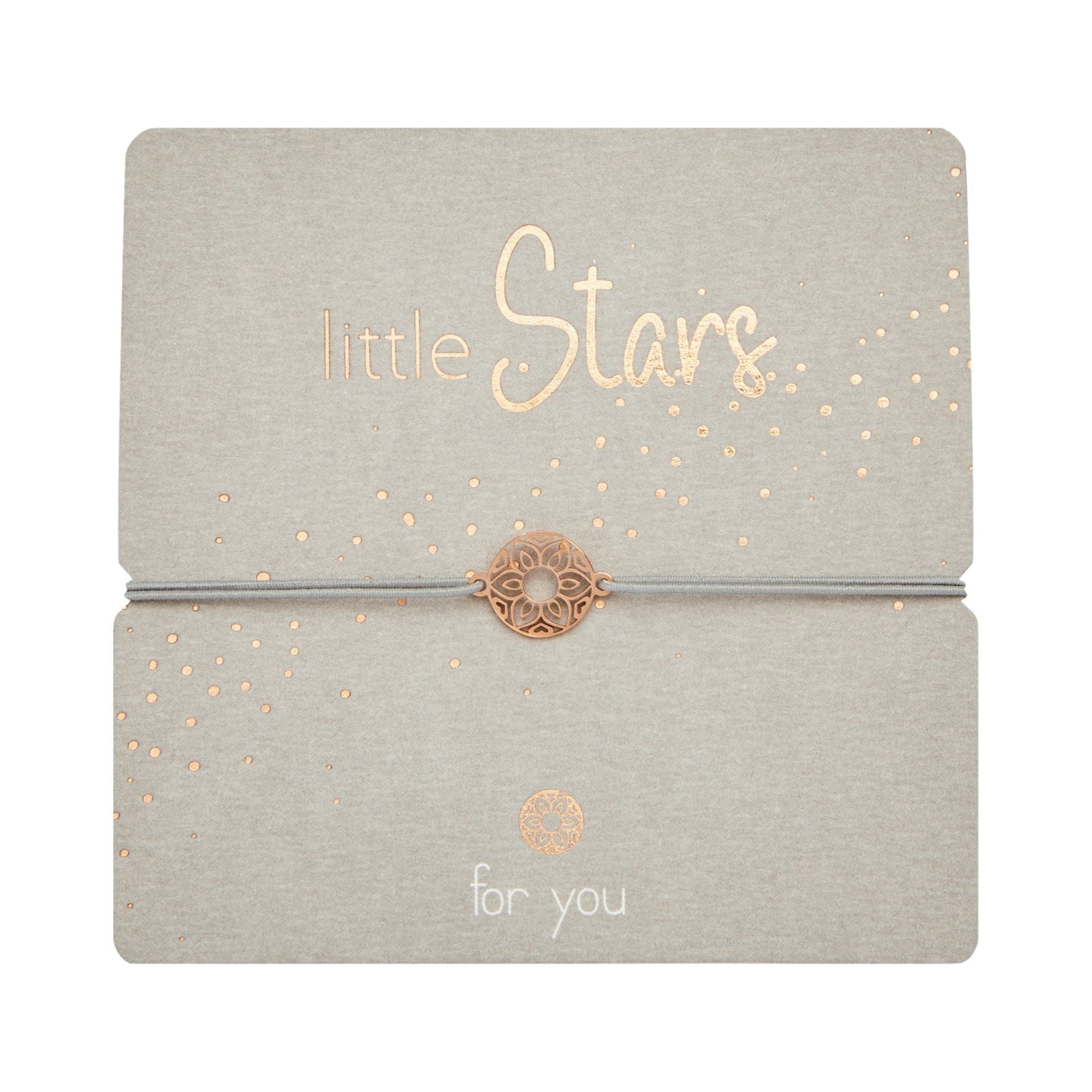 Armband - "Little Stars" - rosévergoldet - Mandala der Liebe