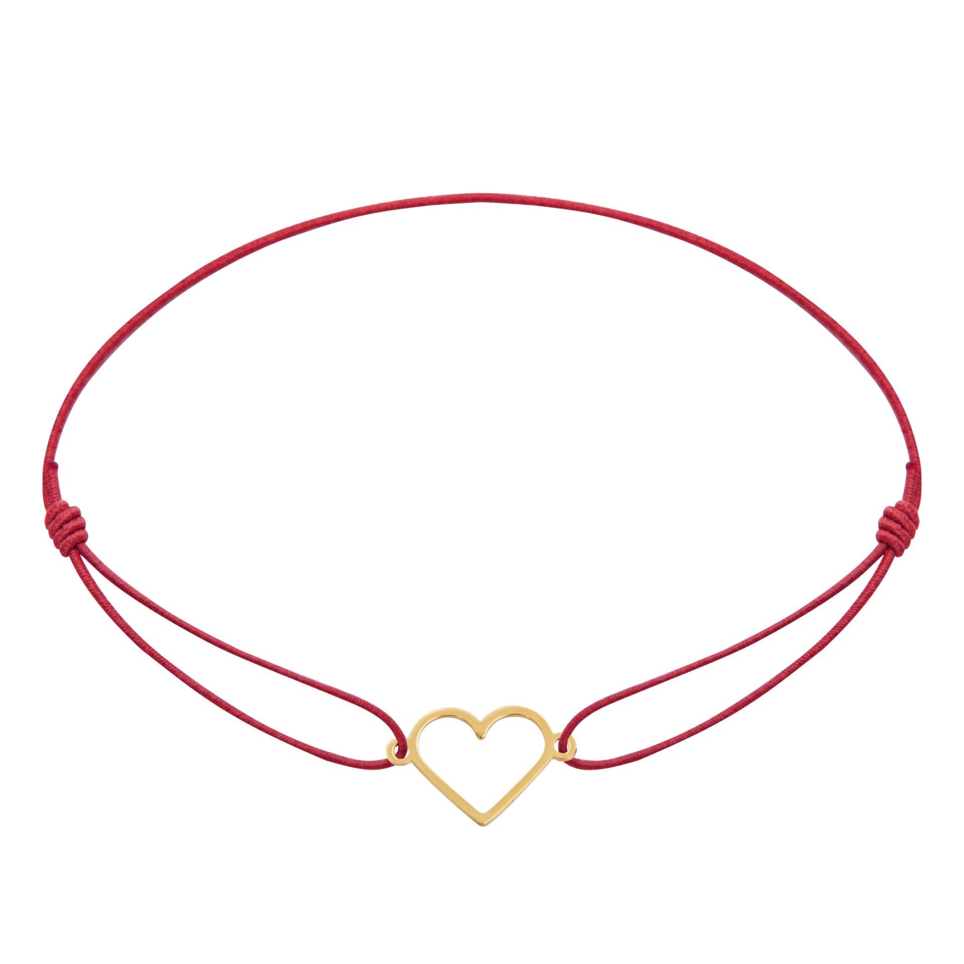 Armband - "Little Stars" - vergoldet - Herz