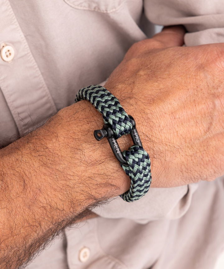 Gorgeous George - Navy - Atlas Green - Black