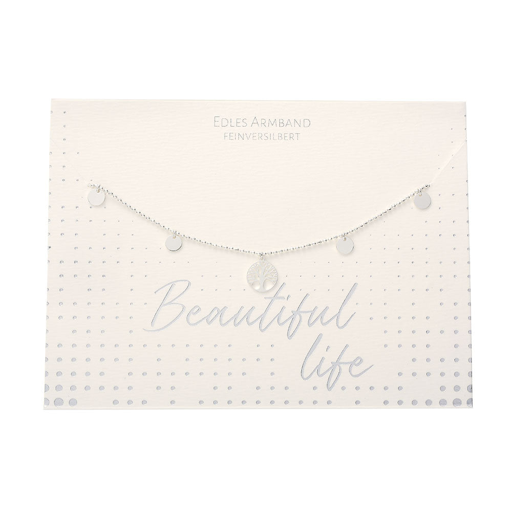 Armband - Beautiful - Baum des Lebens - versilbert