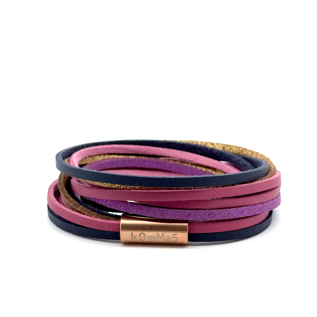 Nanni kOmMa5 doppelt gewickeltes Armband