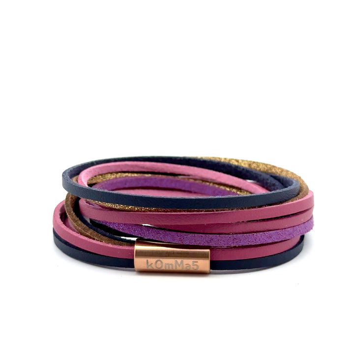Nanni kOmMa5 doppelt gewickeltes Armband