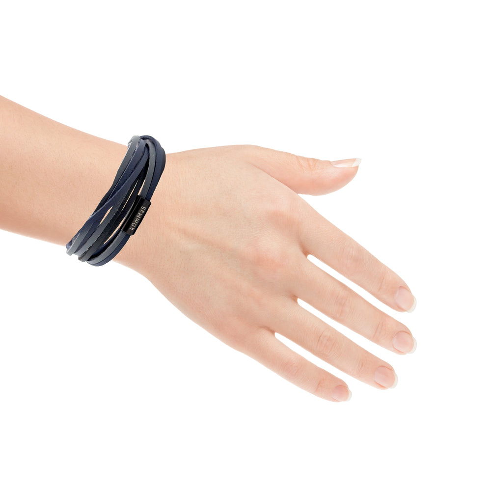 Ossi kOmMa5 doppelt gewickeltes Armband