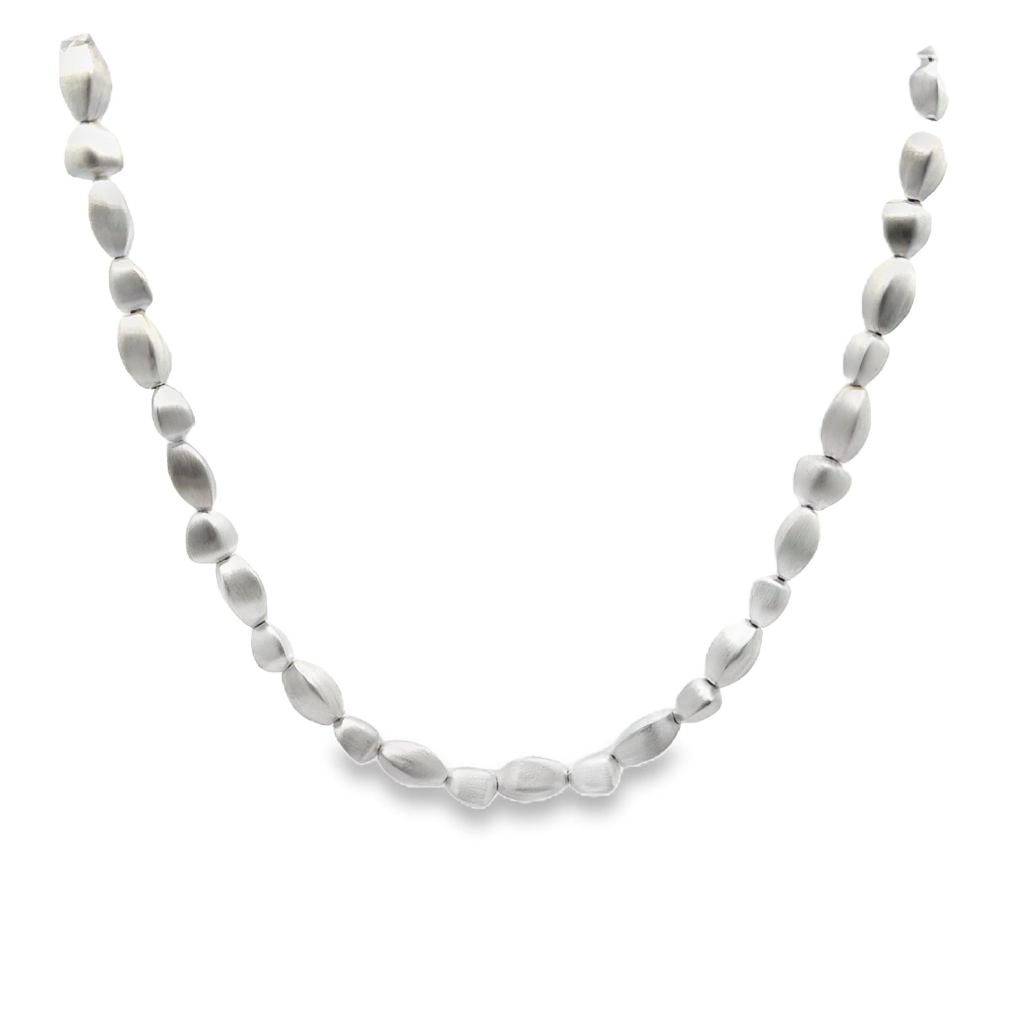 Collier Silber, matt