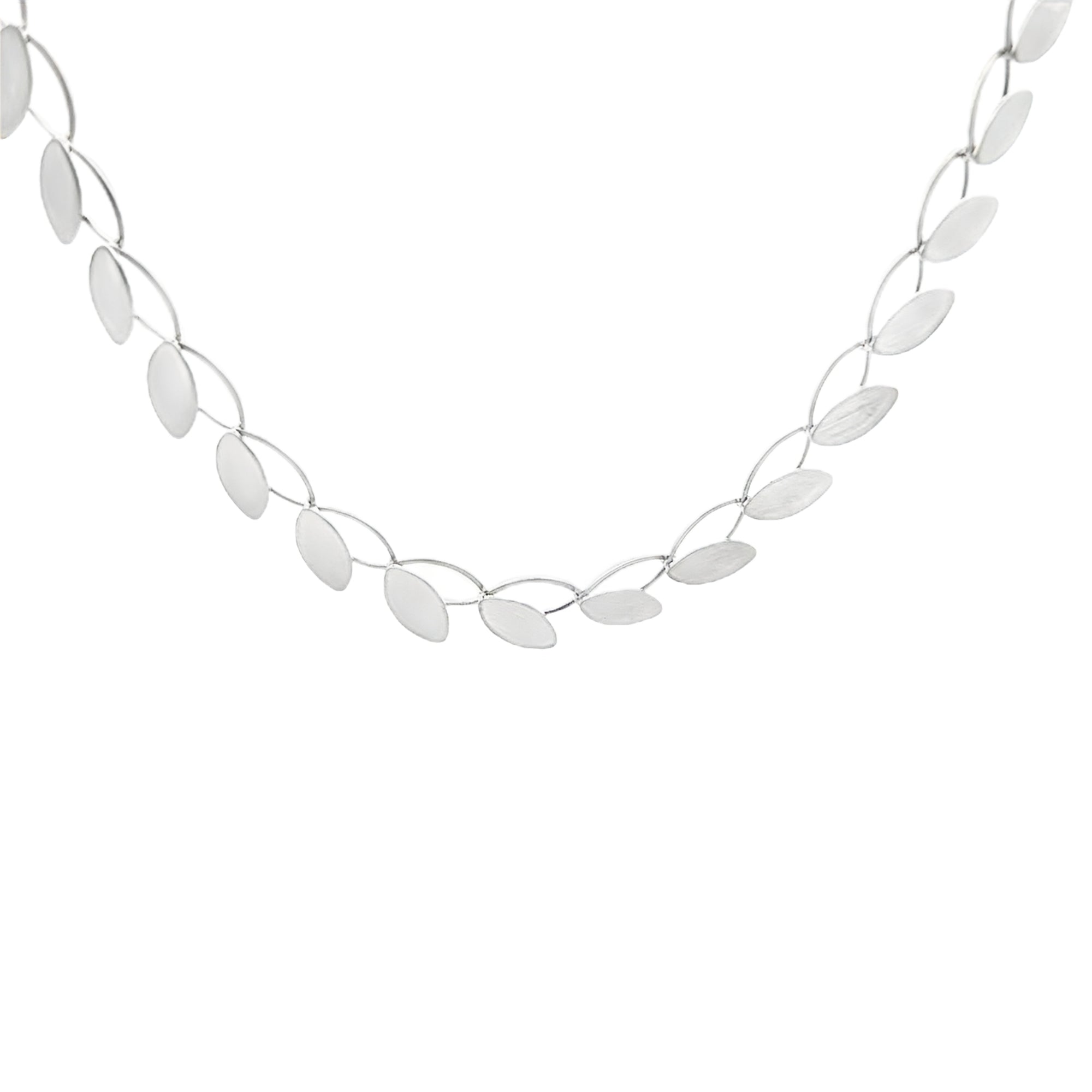 Collier Silber, matt