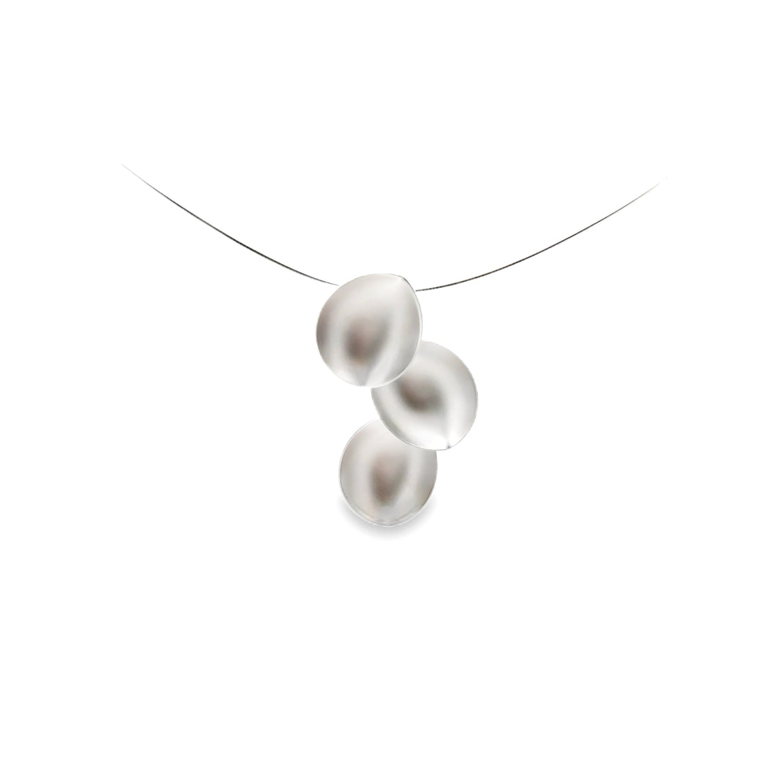 Collier Silber, matt