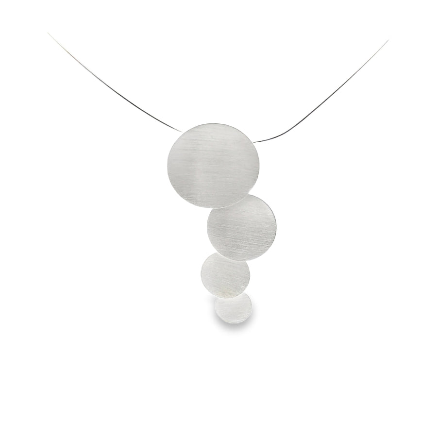 Collier Silber, matt