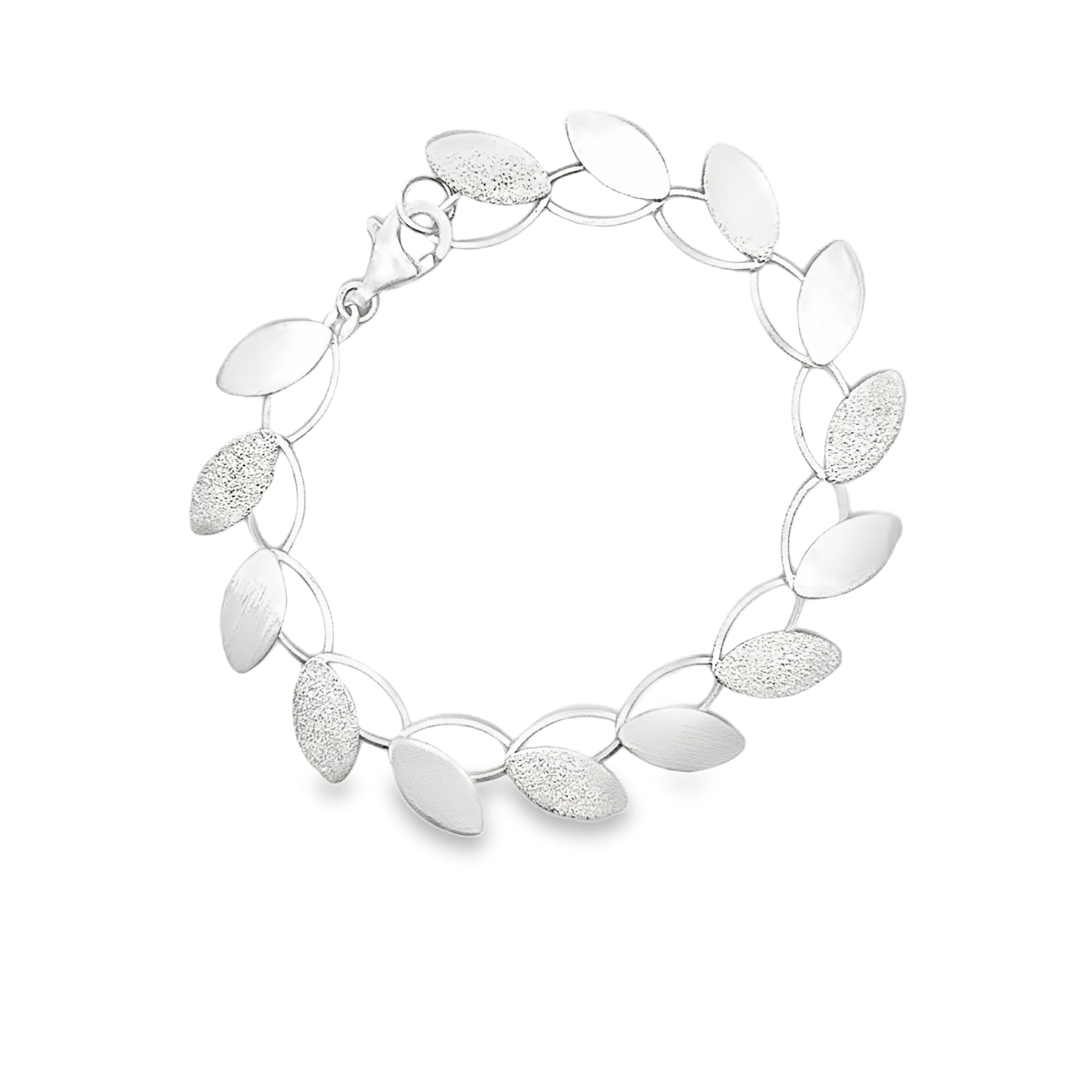 Silber Armband, matt