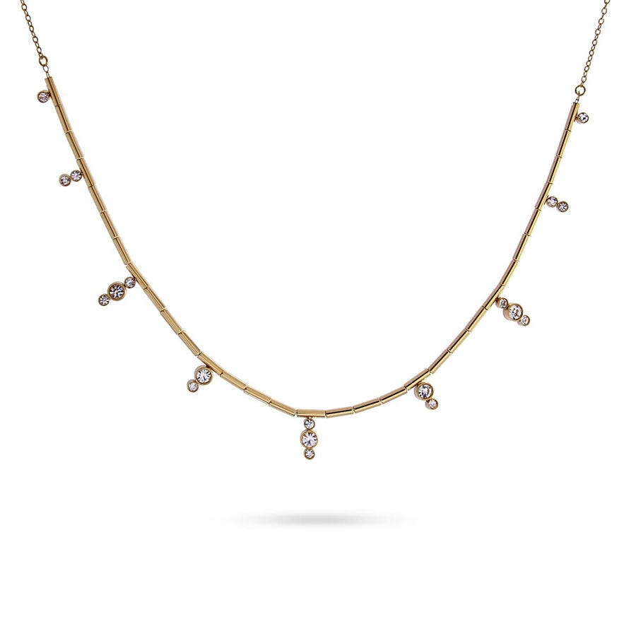 NECKLACE INSET WITH CZ STONES MODEL 1