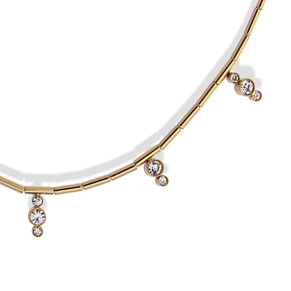 NECKLACE INSET WITH CZ STONES MODEL 1