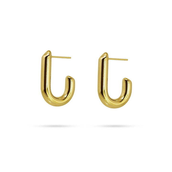 EARRING HOLLOW 29*20MM J SHAPE