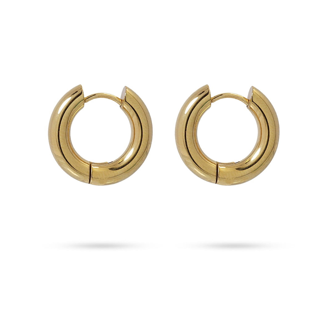 EARRING BASIC AROS ROUND 4X10MM SHINNY