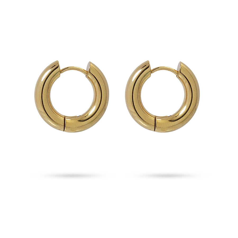 EARRING BASIC AROS ROUND 4X10MM SHINNY
