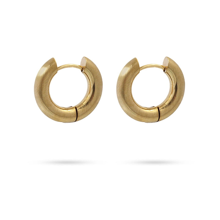EARRING BASIC AROS ROUND 4X10MM MATTE