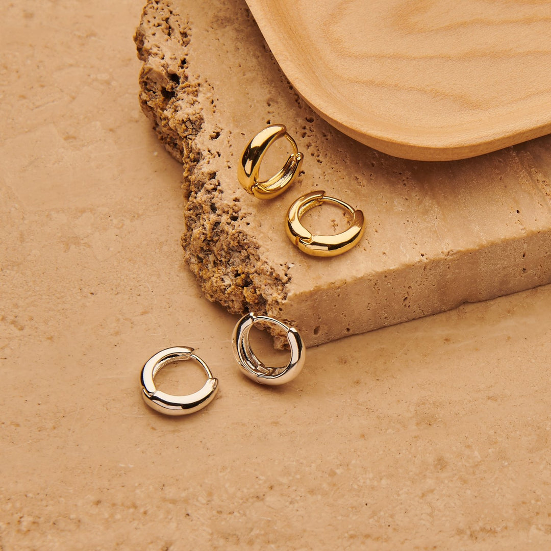 Ohrstecker vergoldet